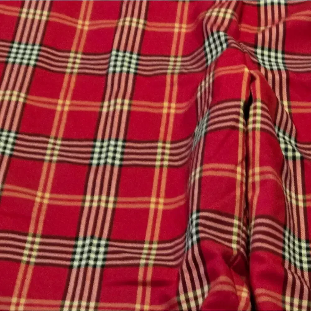 Chaus Red and White Plaid Pull On Straight Leg Pants Plus Size XXL NEW - Picture 10 of 14